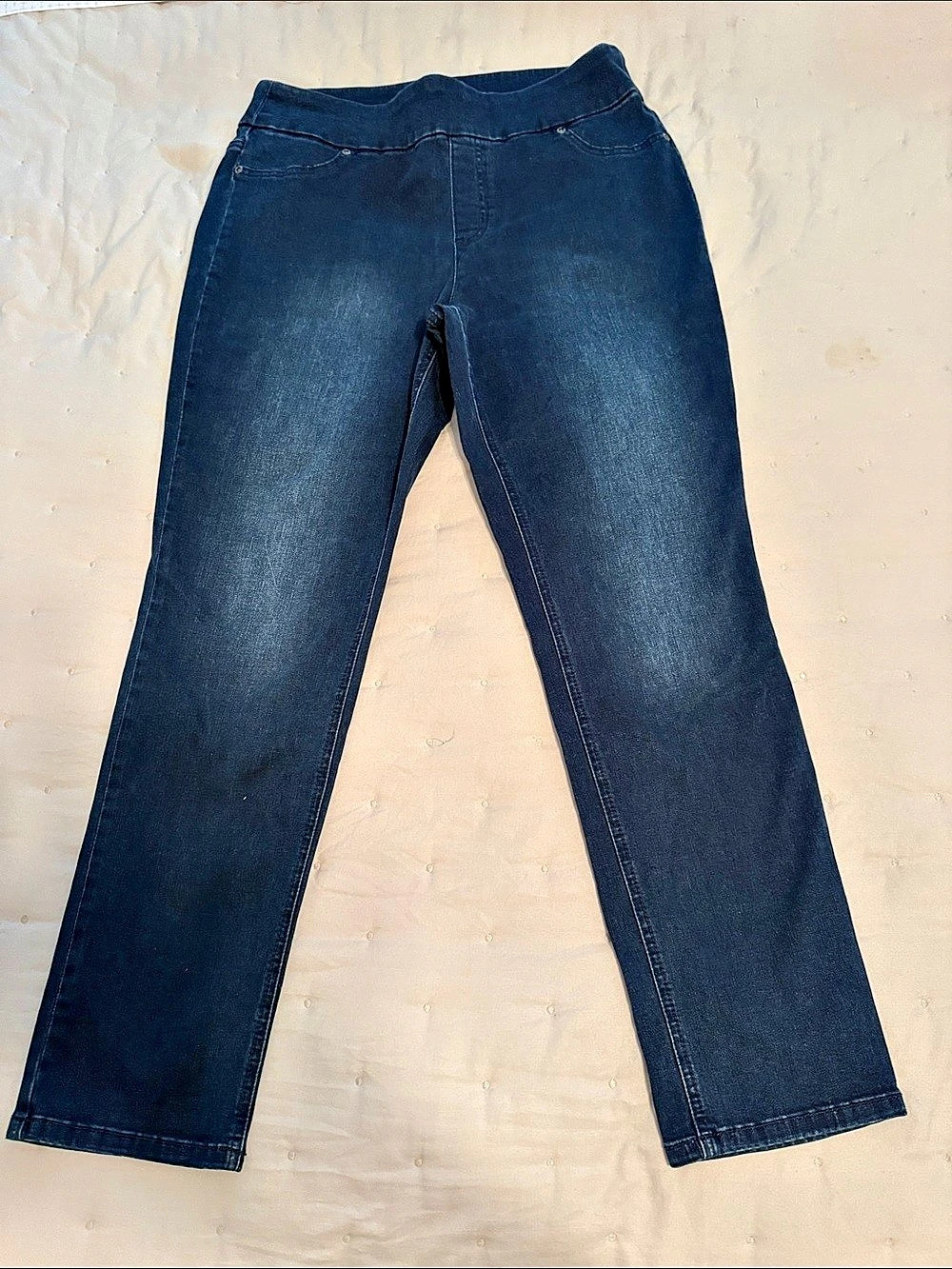 Chico's Perfect Stretch Pull-On Slim Leg Jeans Blue Size 2